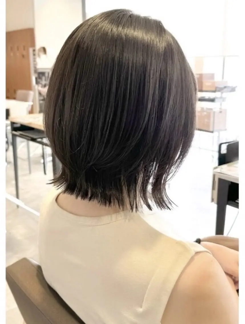 ショート 髪質改善 レイヤーカット トリートメント NOA れいなのヘアスタイル