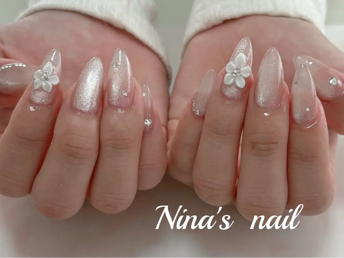 ネイル マグネットネイル ハンドネイル Nina's nailのネイルデザイン