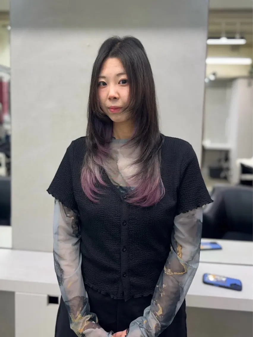 カラー カット ヘアカラー yasuハイトーン/ デザインカラーのヘアスタイル