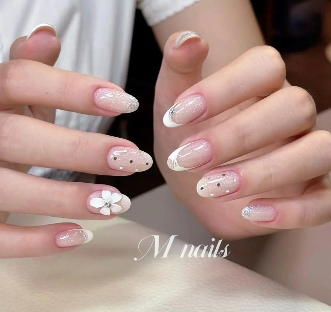 ネイル M 🌷nail 長さだし専門店のネイルデザイン