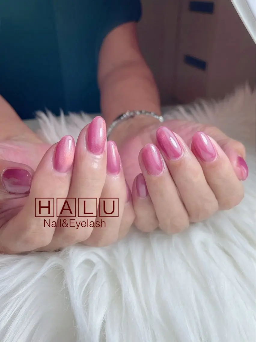 ネイル マグネットネイル ハンドネイル フットネイル HALU ハルのネイルデザイン