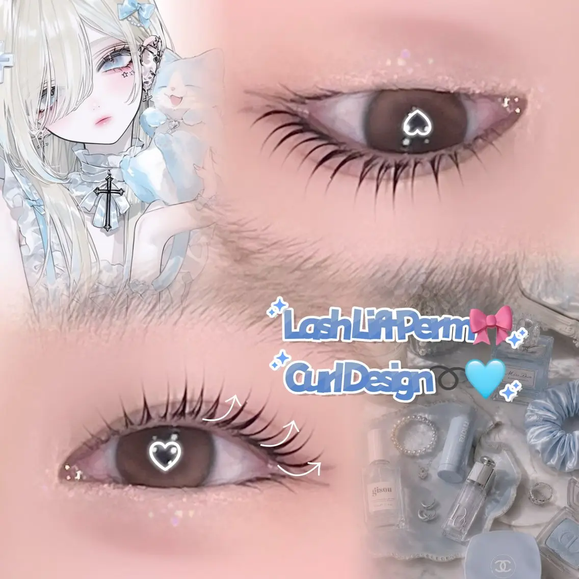 マツエク・マツパ 一重×まつ毛パーマ マツパ 🌙Rebecca ERINA🐈‍⬛のマツエク・マツパデザイン