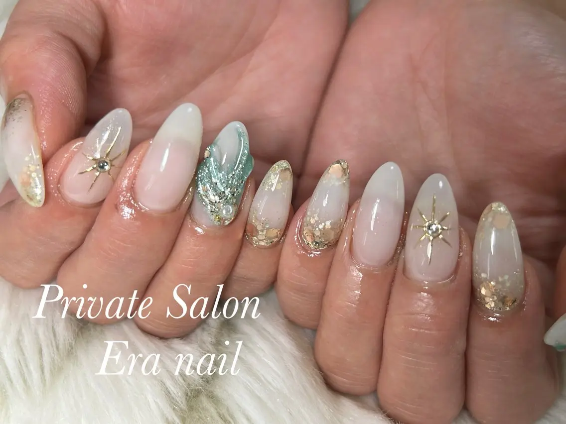ネイル ぷっくりネイル ハンドネイル Era nailのネイルデザイン