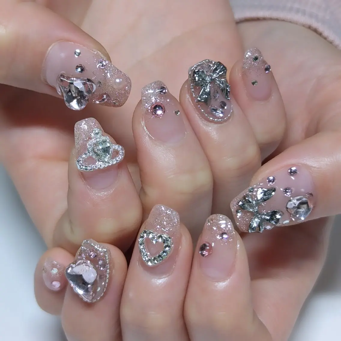 ネイル 長さ出し ハンドネイル ☆ KANON☆のネイルデザイン