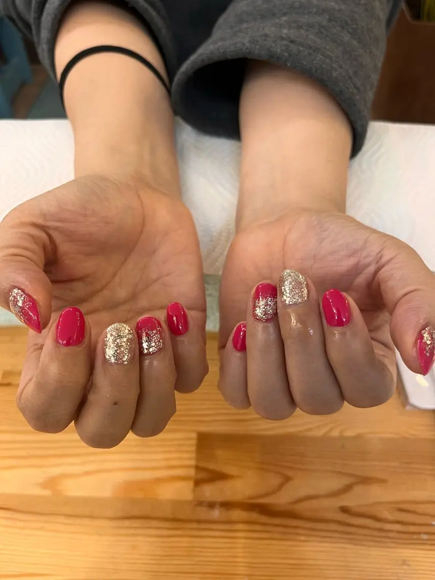 ネイル シンプルネイル nailAlaia 妙典店 アイリのネイルデザイン
