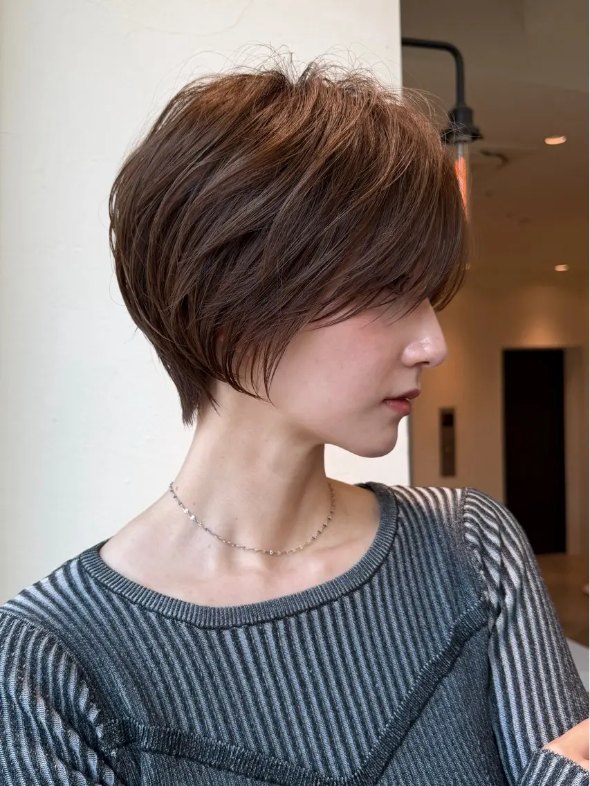 ショート 🐧銀座/ショート/ ショートボブ広瀬🐧のヘアスタイル