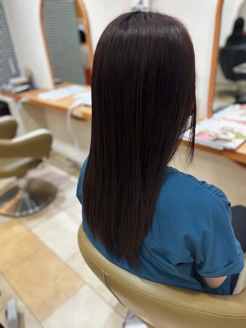 カラー ラベンダーカラー ヘアカラー トリートメント 工藤 榛透のヘアスタイル
