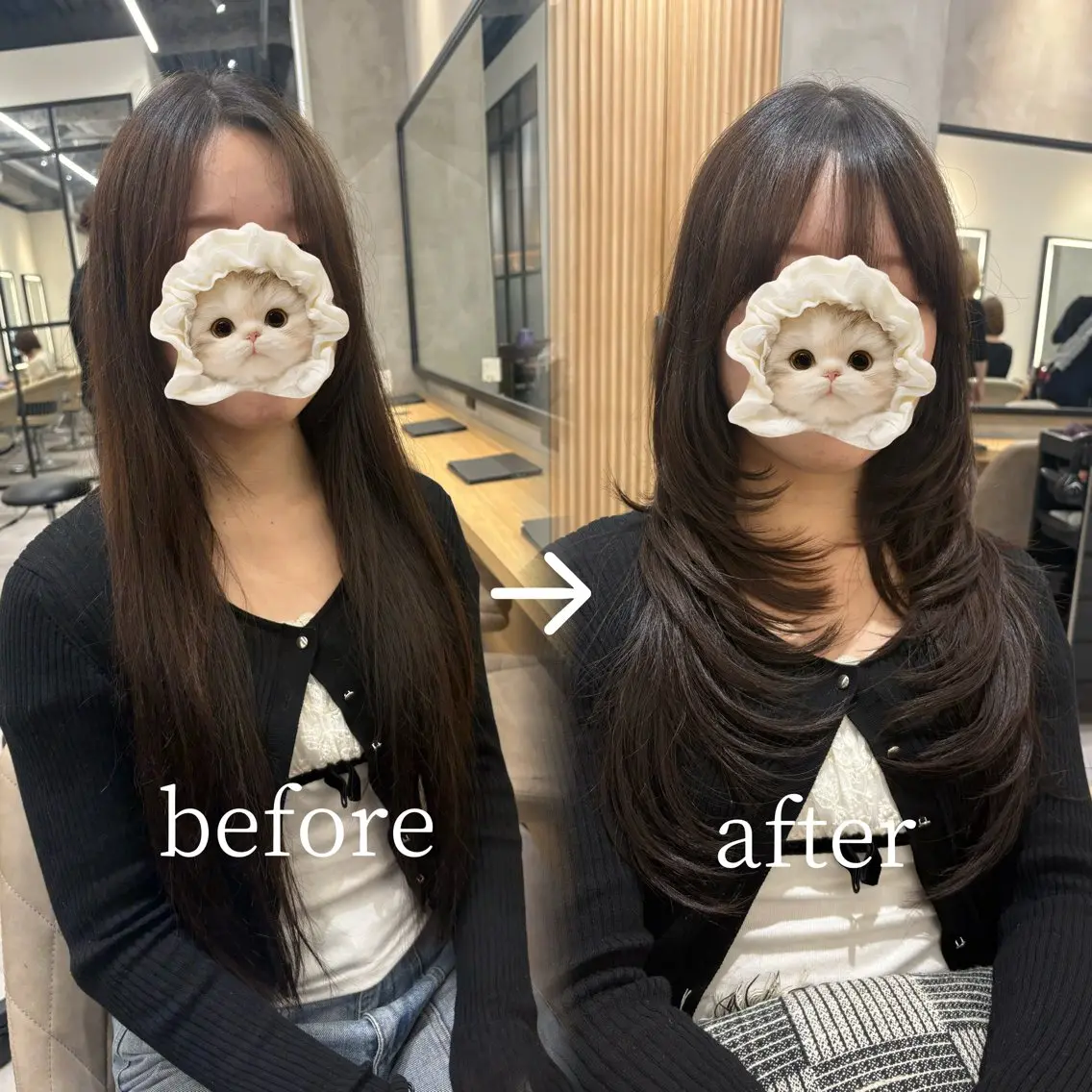 ロング カラー レイヤー🍀ボブ 浦和🍓YUIのヘアスタイル