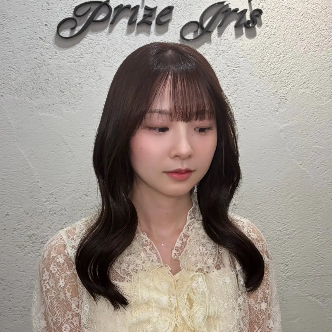ロング カラー ブラウンカラー ピンクカラー ピンクブラウン カット ヘアカラー トリートメント 🪽レイヤーカット/ 韓国ヘア🦋hinaのヘアスタイル