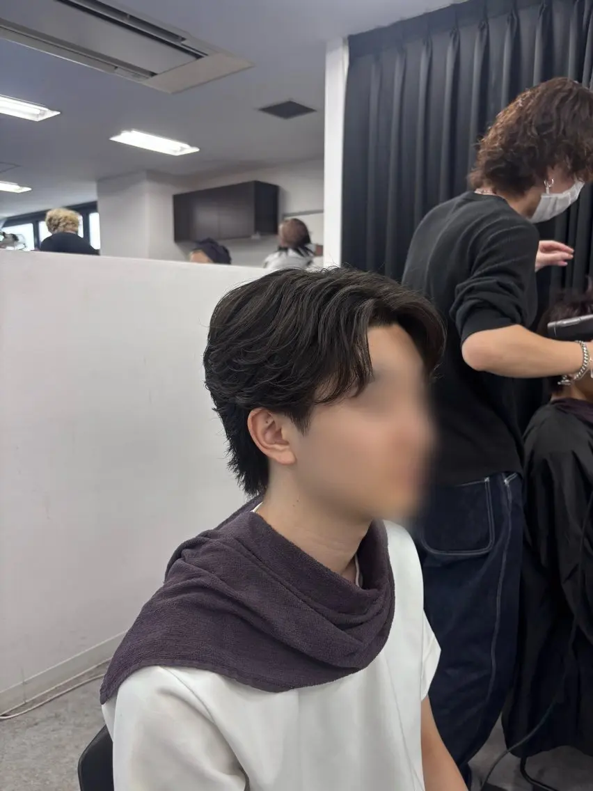 パーマ メンズ メンズパーマ ニュアンスパーマ メンズ特化美容師 アンリのヘアスタイル
