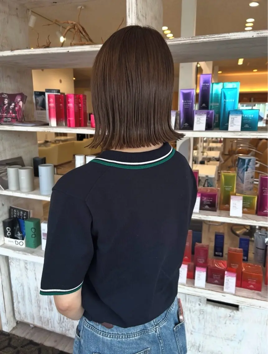 ショート カット 縮毛矯正 フルヤ ユウキのヘアスタイル