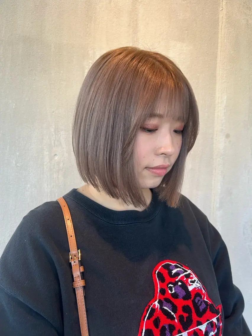 ショート ボブ ヘアカラー くろだ まみのヘアスタイル