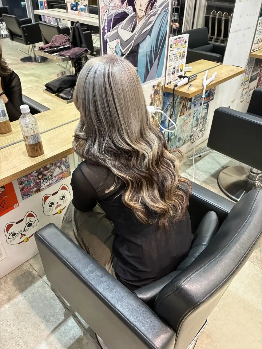 カラー オタク美容師/渋谷 🍒ダブルカラーのヘアスタイル