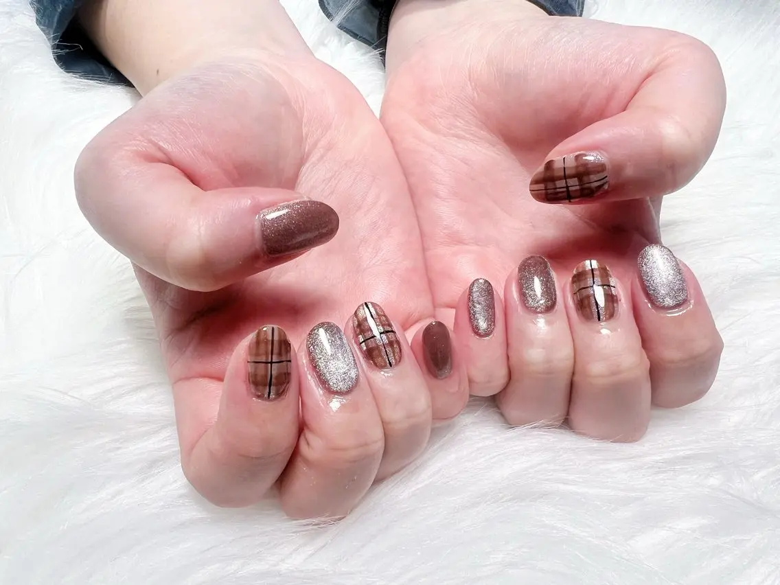 ネイル ハンドネイル Tumake🩶 Natsumi𖤐⡱のネイルデザイン