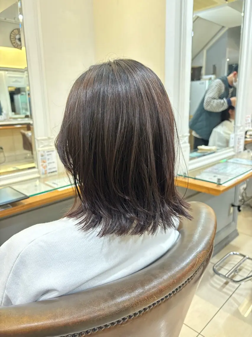 ミディアム ボブ レイヤーカット 🫧 nanaco🫧のヘアスタイル