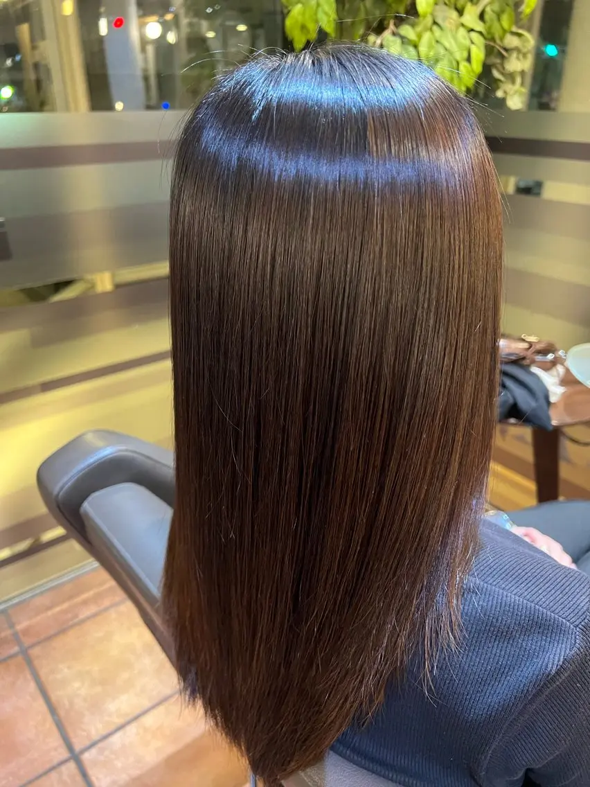 ロング 酸性ストレート 大濵 幸太のヘアスタイル