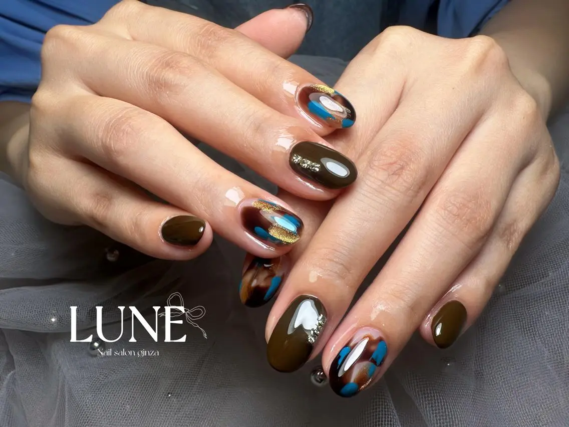 ネイル ハンドネイル LUNE 銀座 Miyu✨のネイルデザイン