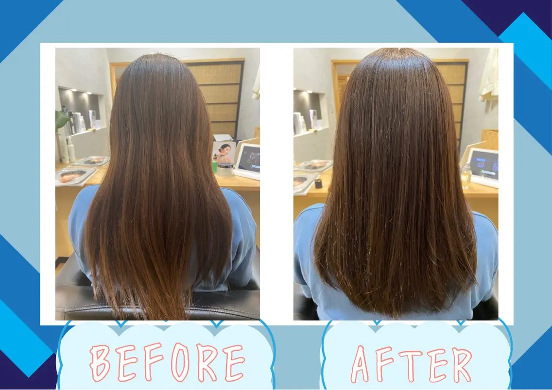 セミロング いばやし たかひろのヘアスタイル
