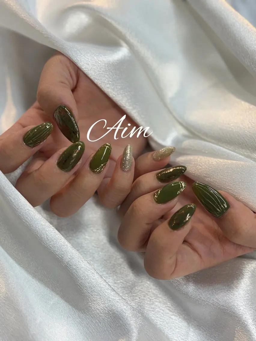 ネイル ハンドネイル Aim🌿 kanaのネイルデザイン