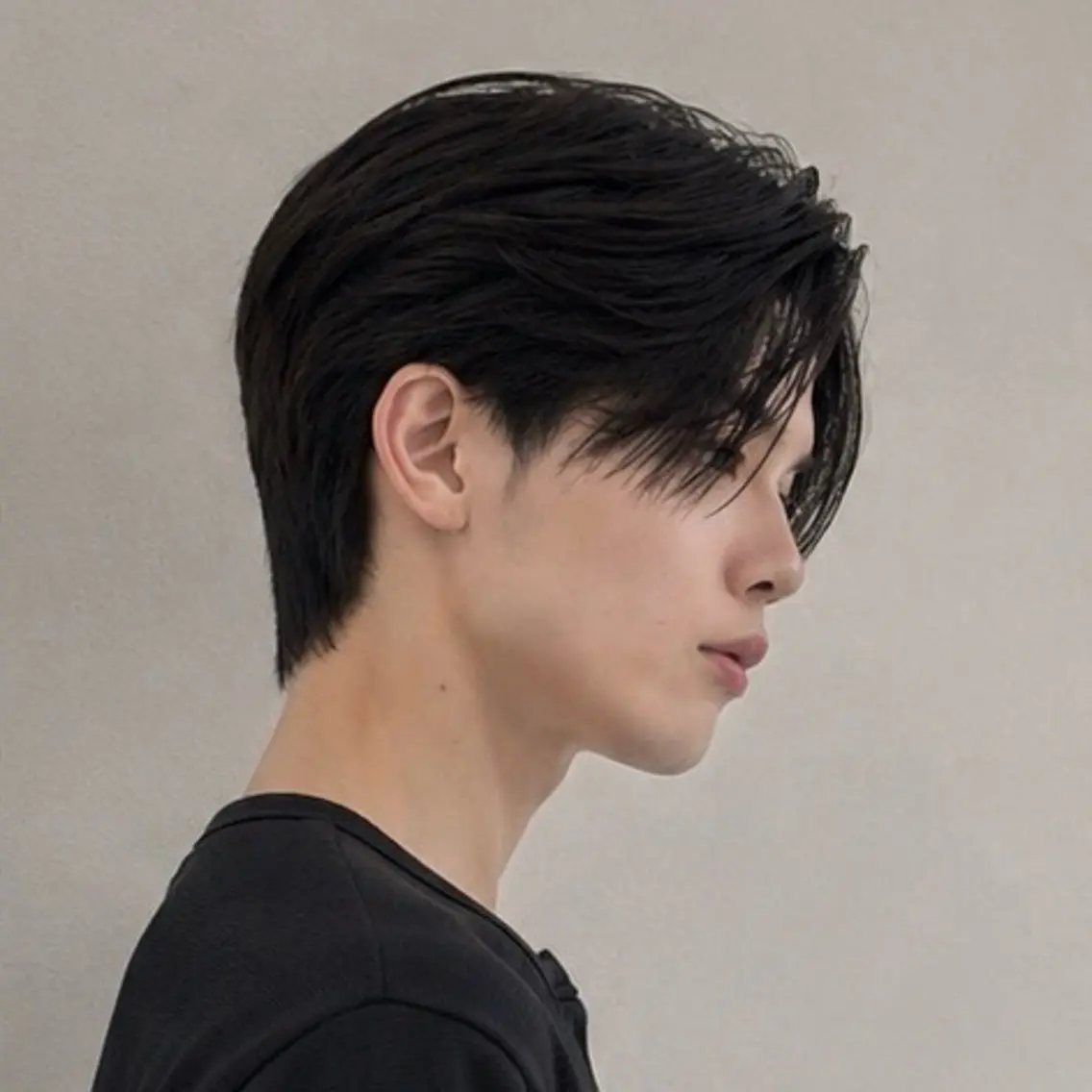 カラー メンズ センターパート メンズ韓国風 マッシュ 刈り上げ 前髪/似合わせカット COA こも.のヘアスタイル