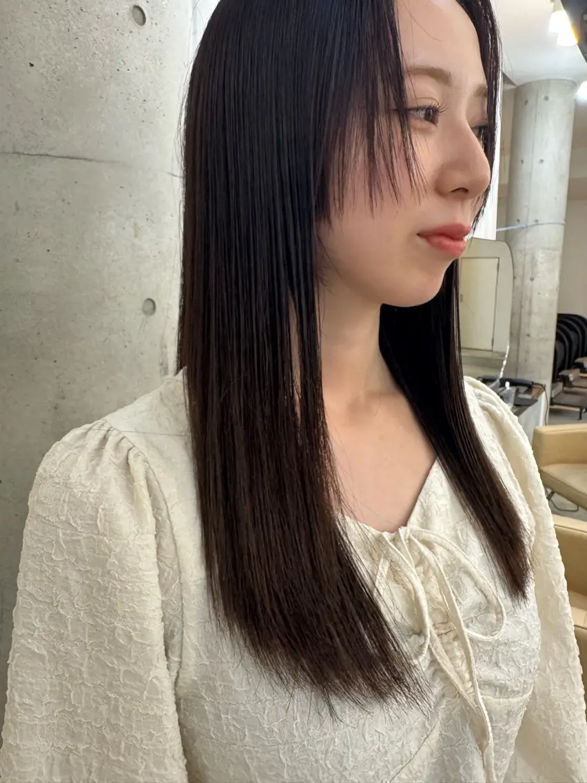 セミロング ta k k e yuのヘアスタイル