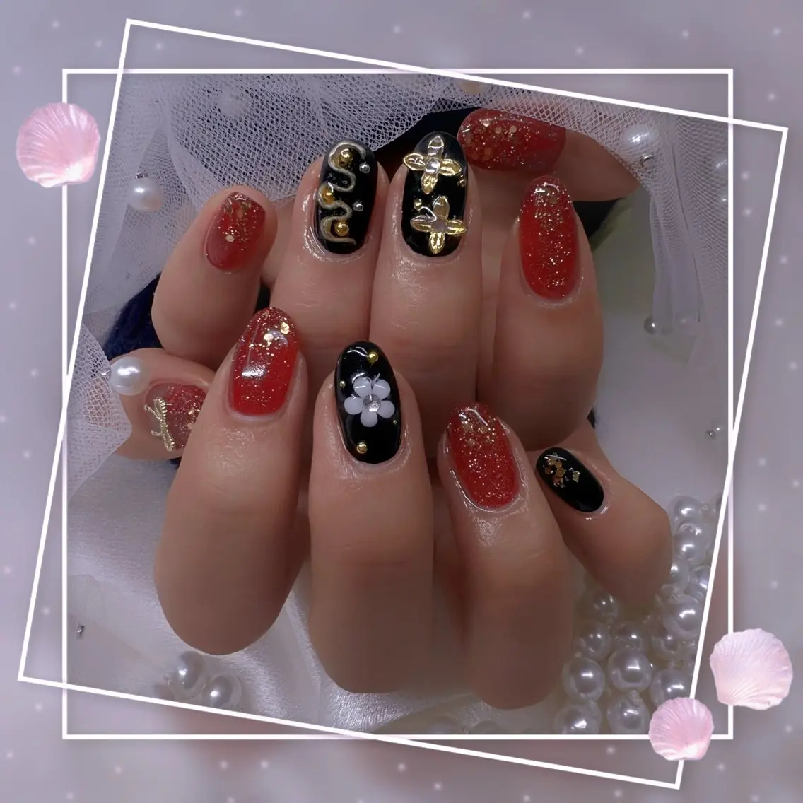 ネイル チークネイル ガーリー グラデーション マグネットネイル ピンク ハンドネイル ハンドケア Chill Nailsalonのネイルデザイン
