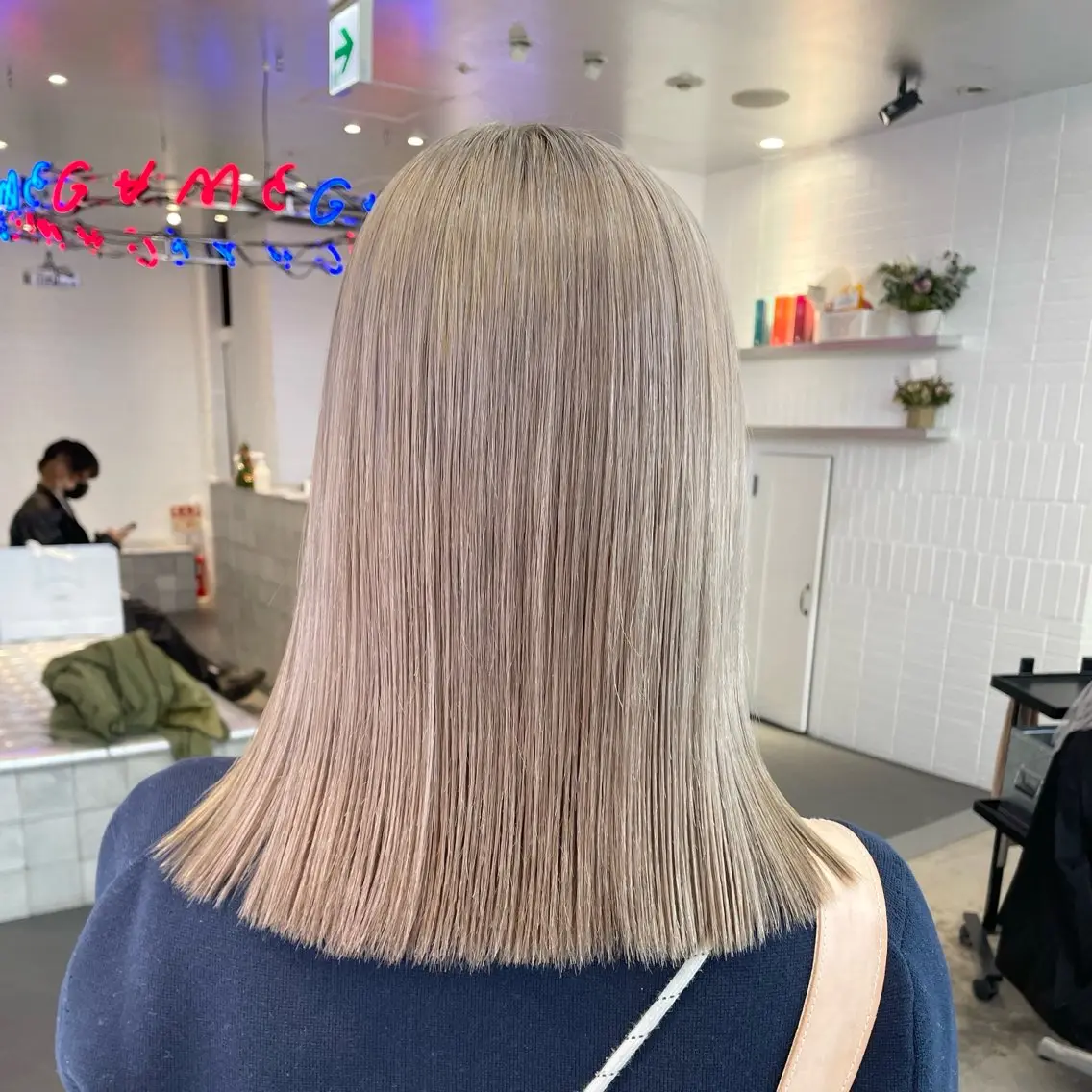 ミディアム カラー ヘアカラー トリートメント 💫色落ちまで綺麗 ブリーチ💫ユウゴのヘアスタイル