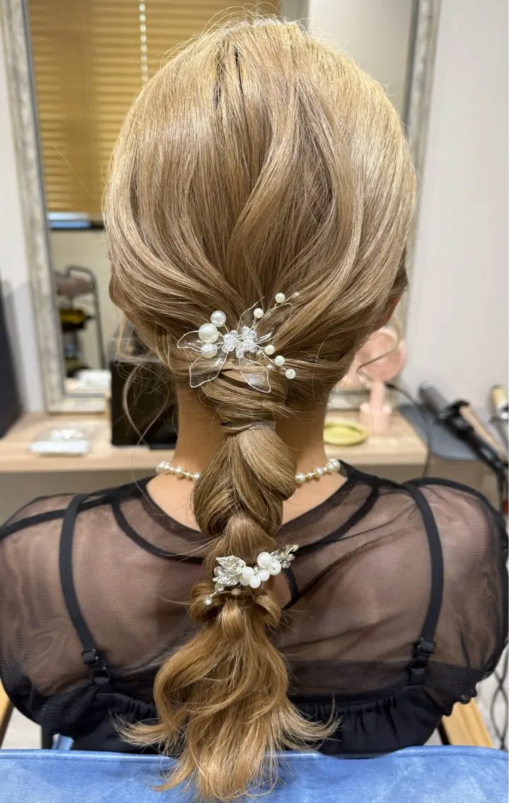 セミロング ヘアセット Connect Rumiのヘアスタイル