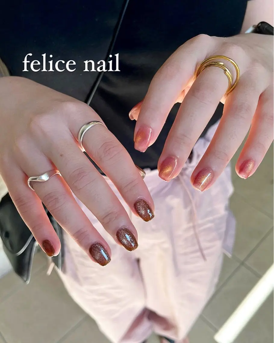 ネイル マグネットネイル felice nailのネイルデザイン