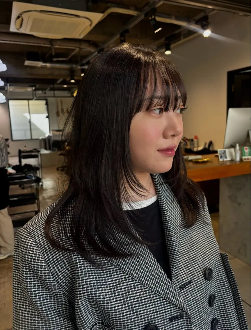 ミディアム 🎀抜け感ナチュラル 🎵asuna🪽のヘアスタイル