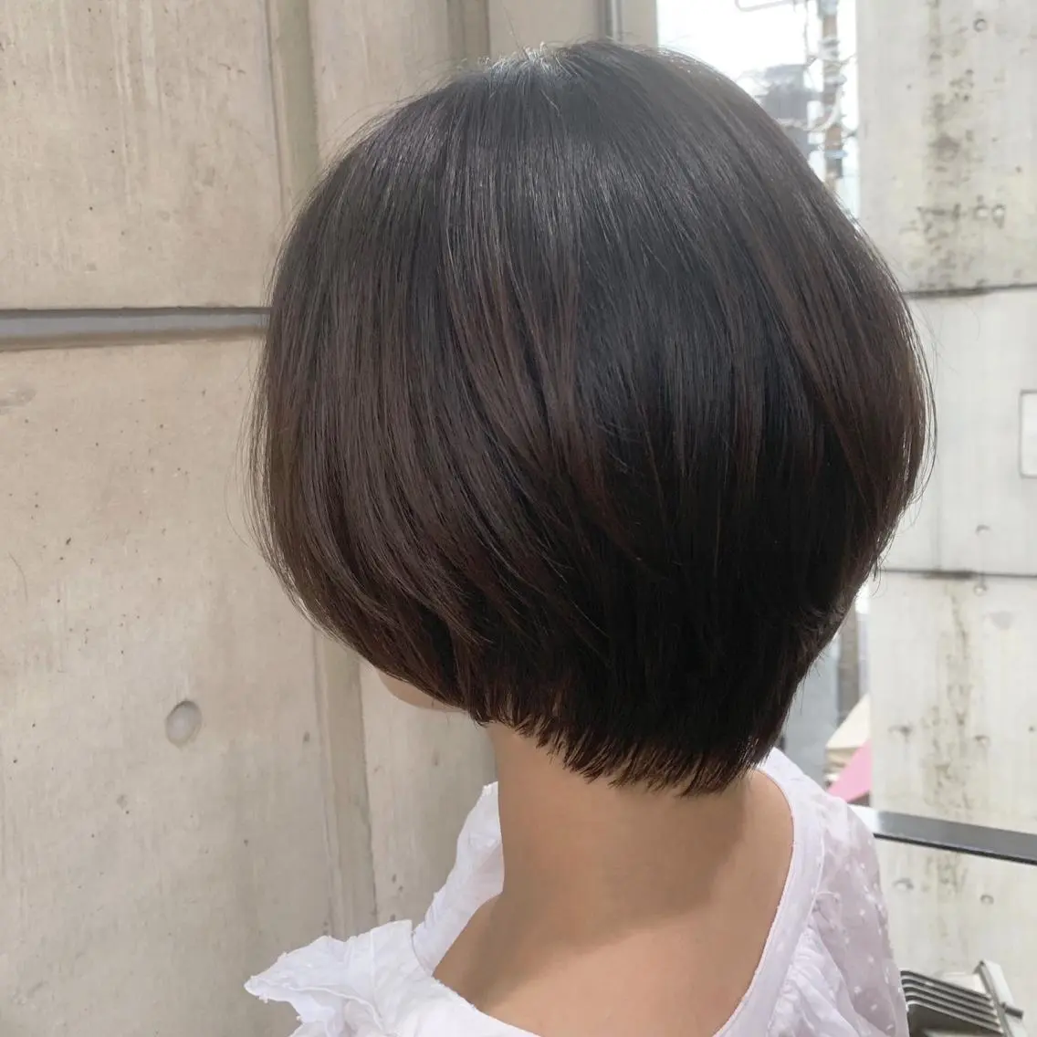 ショート 丸みショート ショートヘア 髪質改善 縮毛矯正/ レイヤー/銀座/本木のヘアスタイル