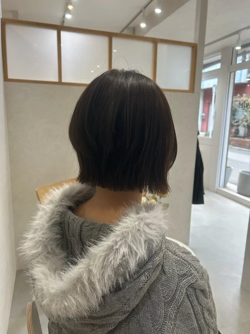ミディアム Mao 🎀bob 赤み撃退🌿艶カラーのヘアスタイル
