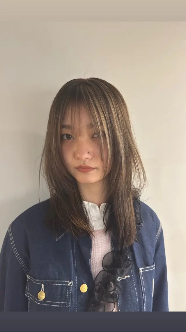 カラー ハイライトカラー saki|パーマ ボブパーマ.メンズのヘアスタイル
