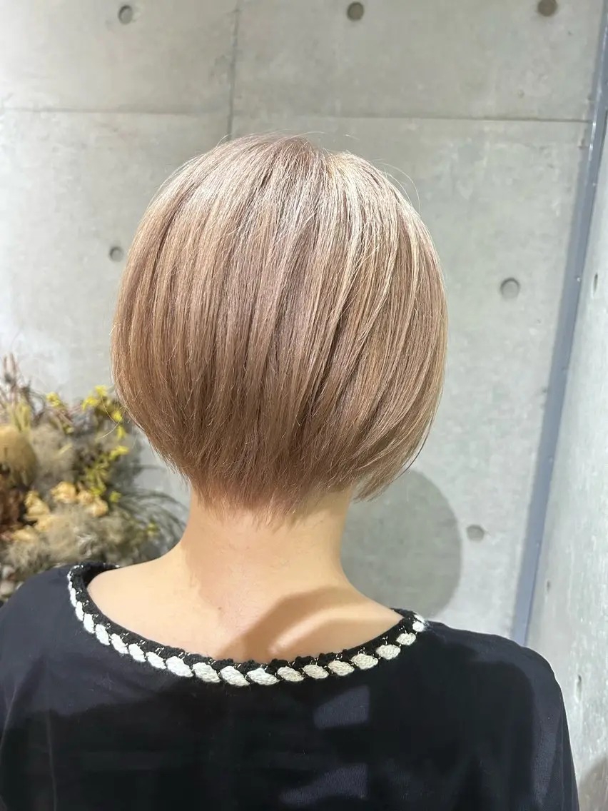 ショート カラー 櫻井 なんなのヘアスタイル