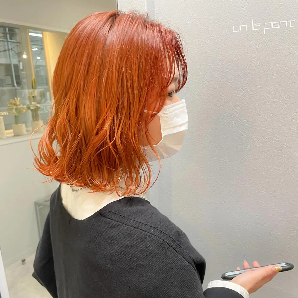ミディアム カラー ヘアアレンジ cherir髪質改善 パーソナルカラー診断のヘアスタイル