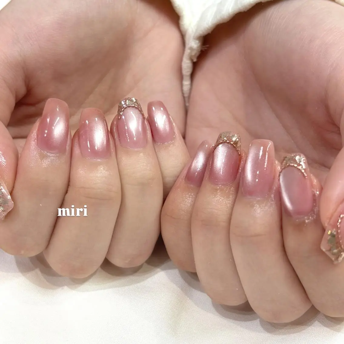 ネイル 新宿代々木/キレイめ ちゅるん/miriのネイルデザイン