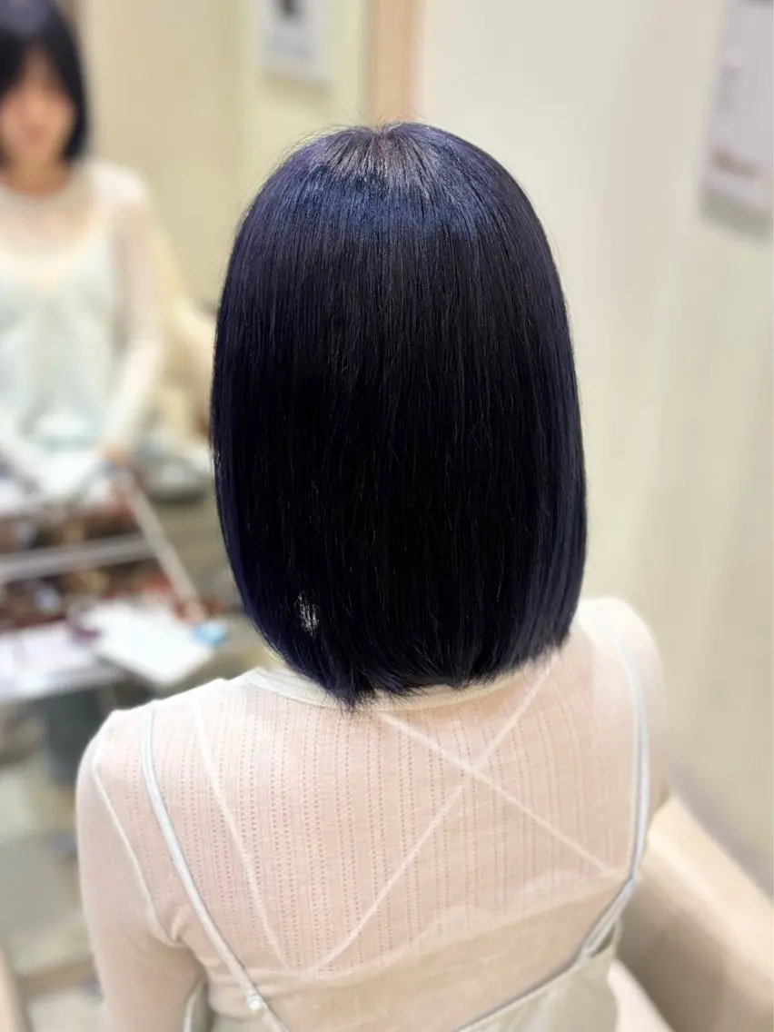 ミディアム カラー ヘアカラー トリートメント 🎀mion/ ハイトーン/浜松のヘアスタイル