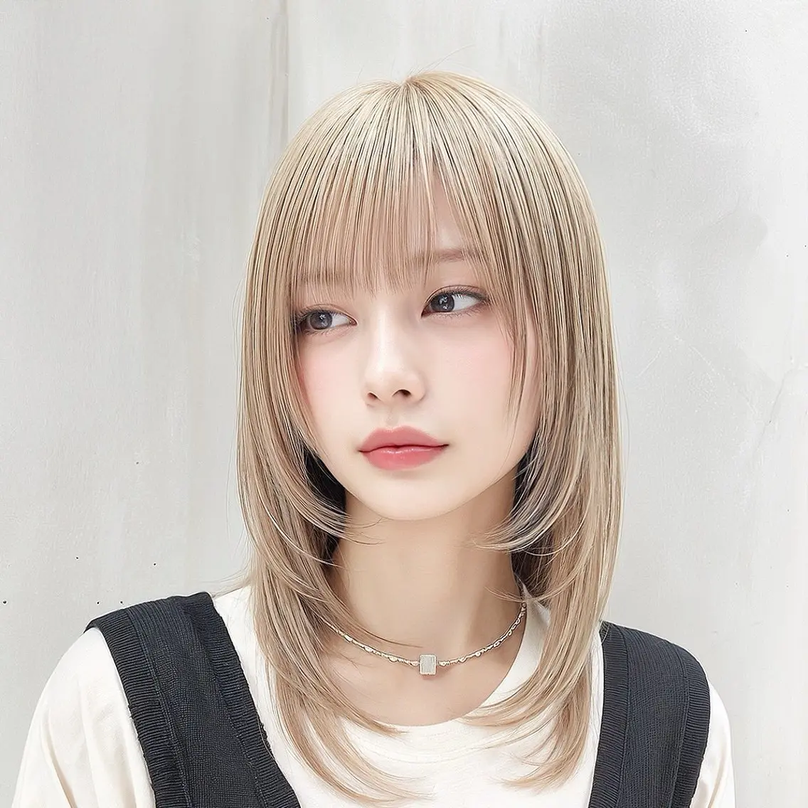 セミロング カラー メンズ特化😎パーマ メッシュ/KAITOのヘアスタイル