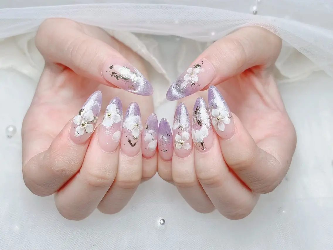 ネイル チークネイル 長さ出し フレンチネイル ジェルネイル ガーリー ハンドネイル Sora Nail Studioのネイルデザイン
