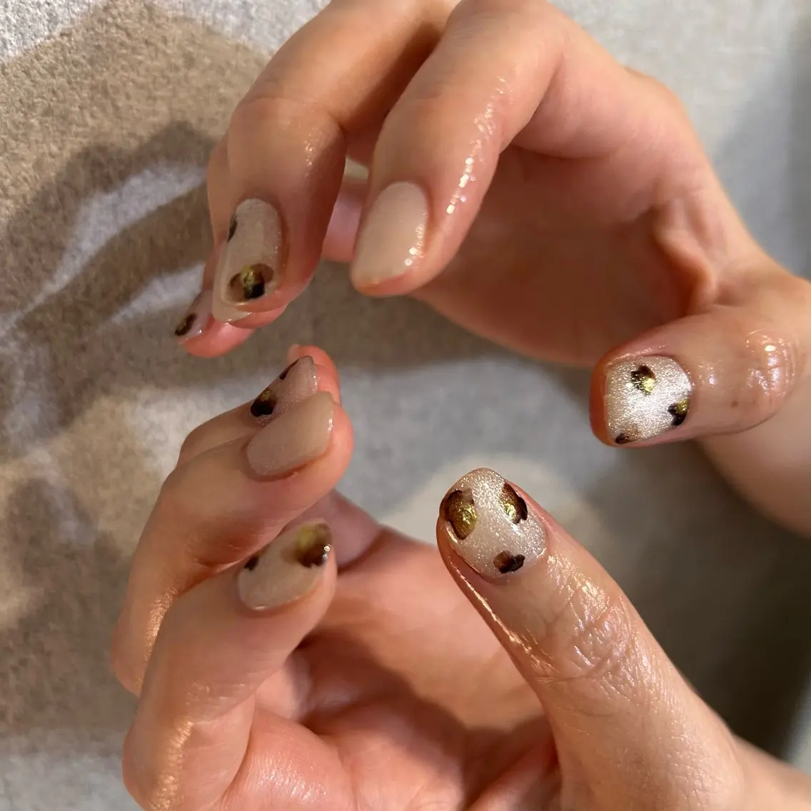ネイル ニュアンスネイル ハンドネイル soa.Aika 自爪育成のネイルデザイン