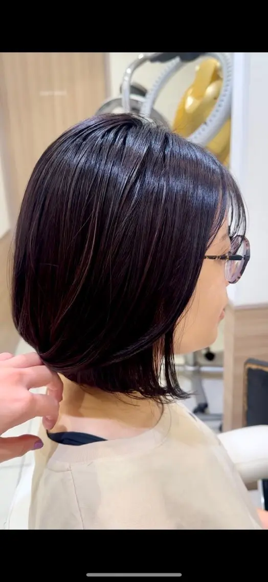 ミディアム ボブ カット ヘアカラー 🎀艶髪カラー🎀 Aiのヘアスタイル