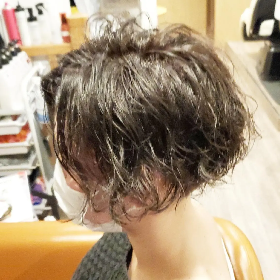 パーマ ショート カラー カット ヘアカラー パーマ spa hair ark 富井直美のヘアスタイル