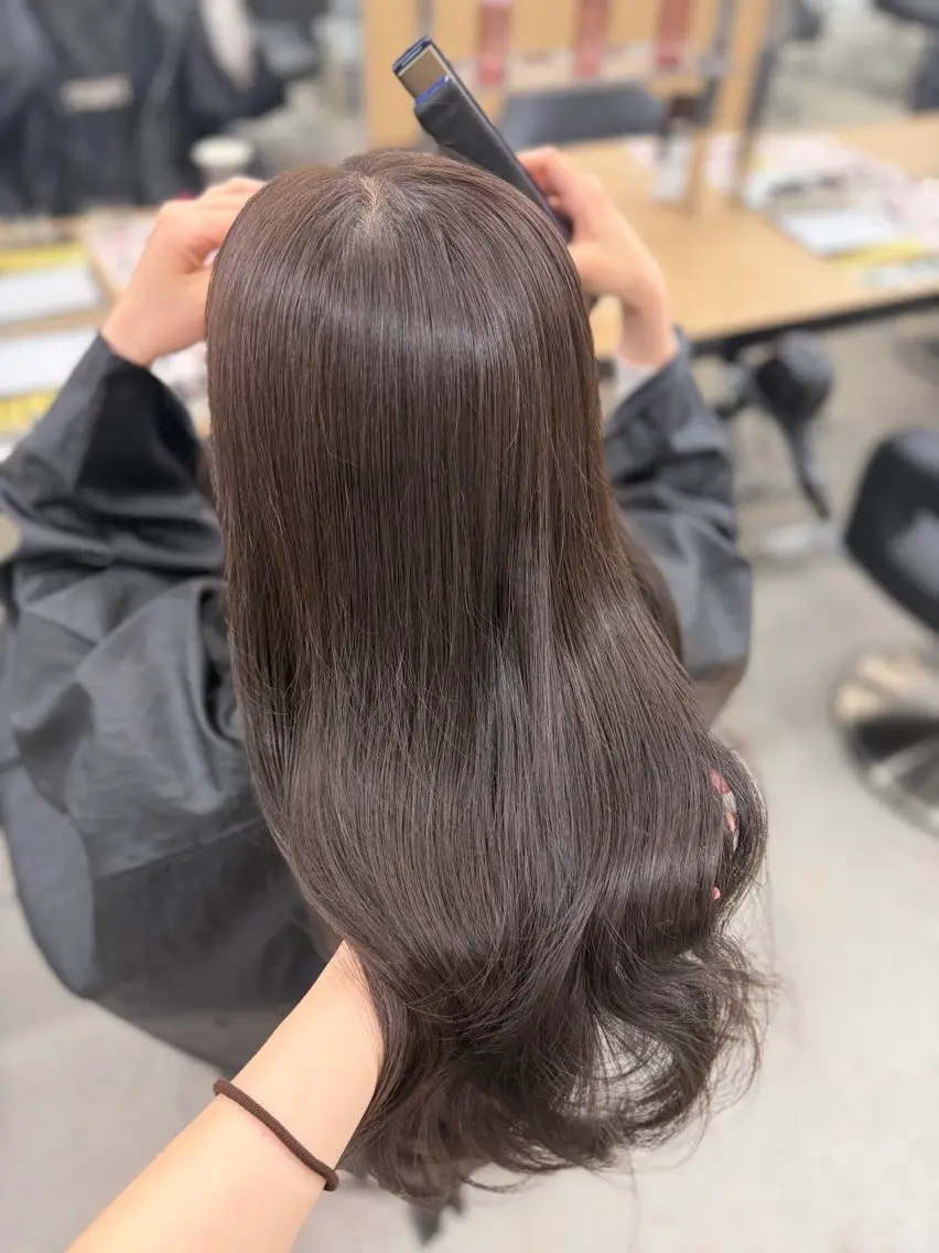 カラー 透明感カラー ヘアカラー ヘッドスパ ブリーチなし透明感 カラー/MISANOのヘアスタイル