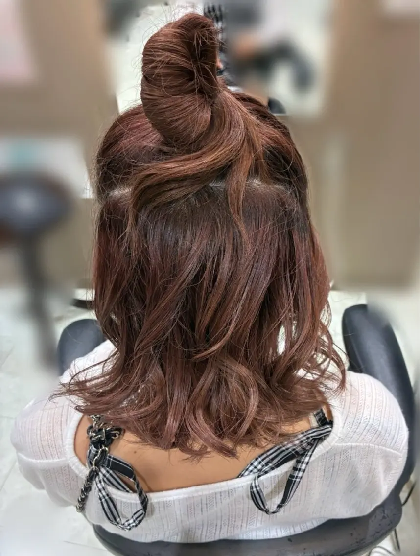 ショート ヘアアレンジ ショートヘア 三原 慶／モデル募集 上本町駅直結✨割引中のヘアスタイル