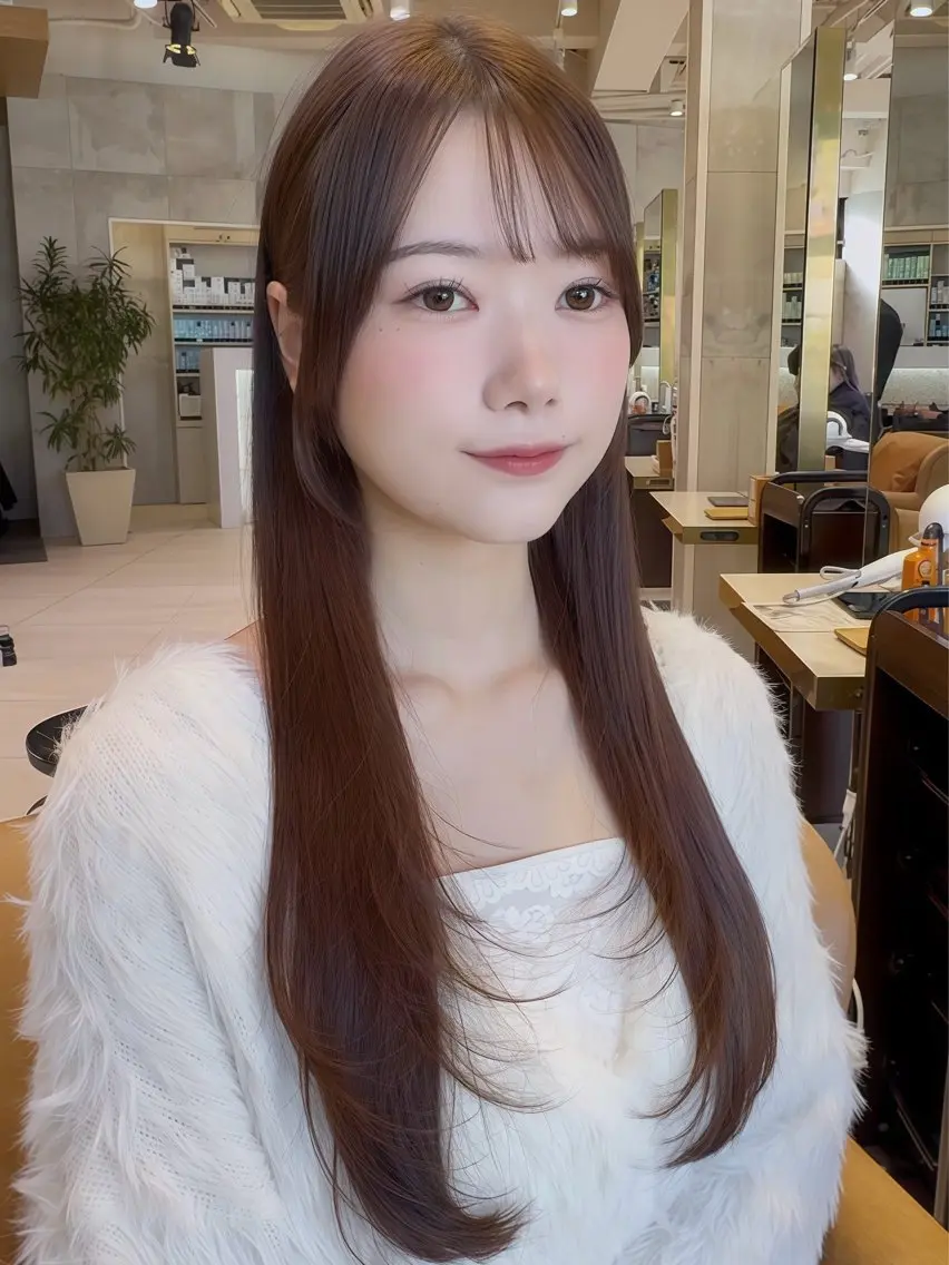 【🥂プチ贅沢🥂】🫧レイヤーカット➕ 𝐨𝐠𝐠𝐢𝐨𝐭𝐭𝐨 𝟓 𝐒𝐓𝐄𝐏トリートメント🫧の写真