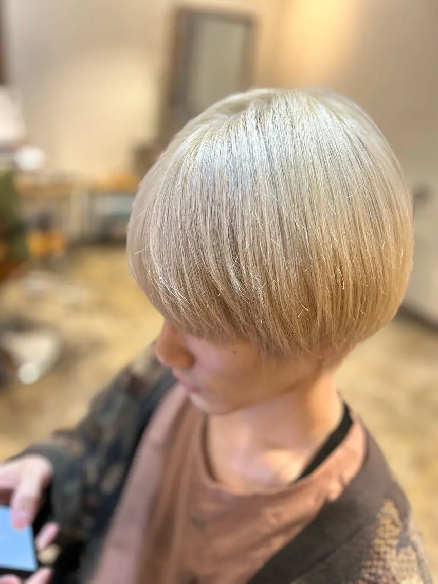 カラー メンズ ヘアカラー 艶髪/レイヤー 🦋MIYUUのヘアスタイル
