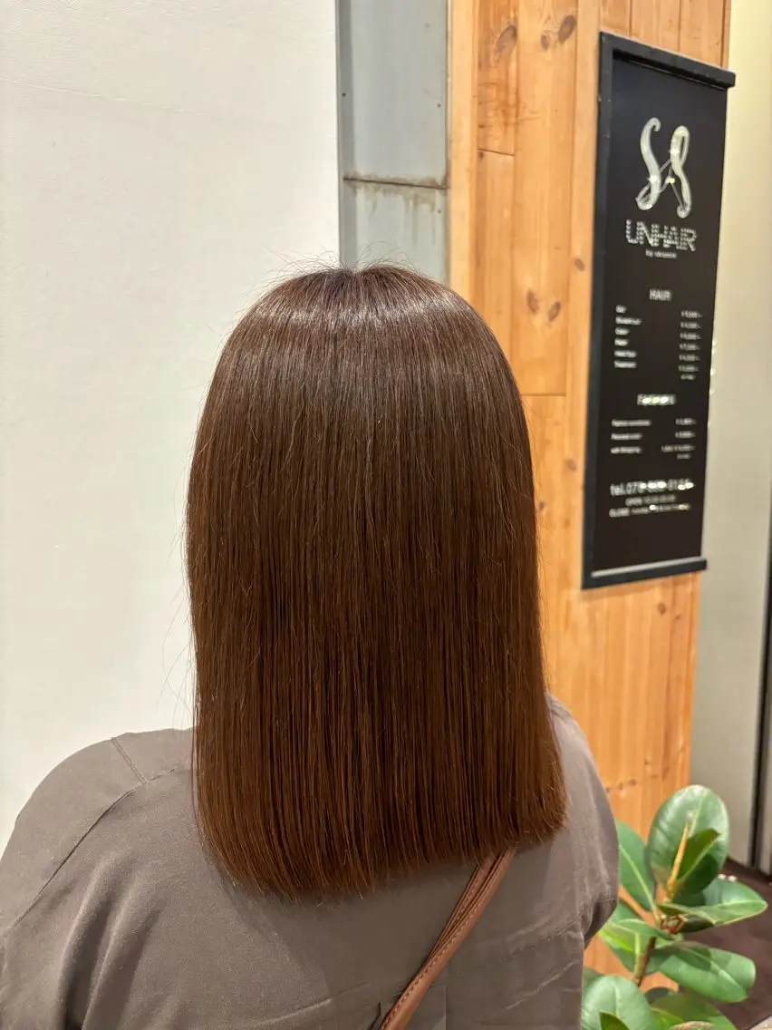 ミディアム minami カラーモデル募集中のヘアスタイル