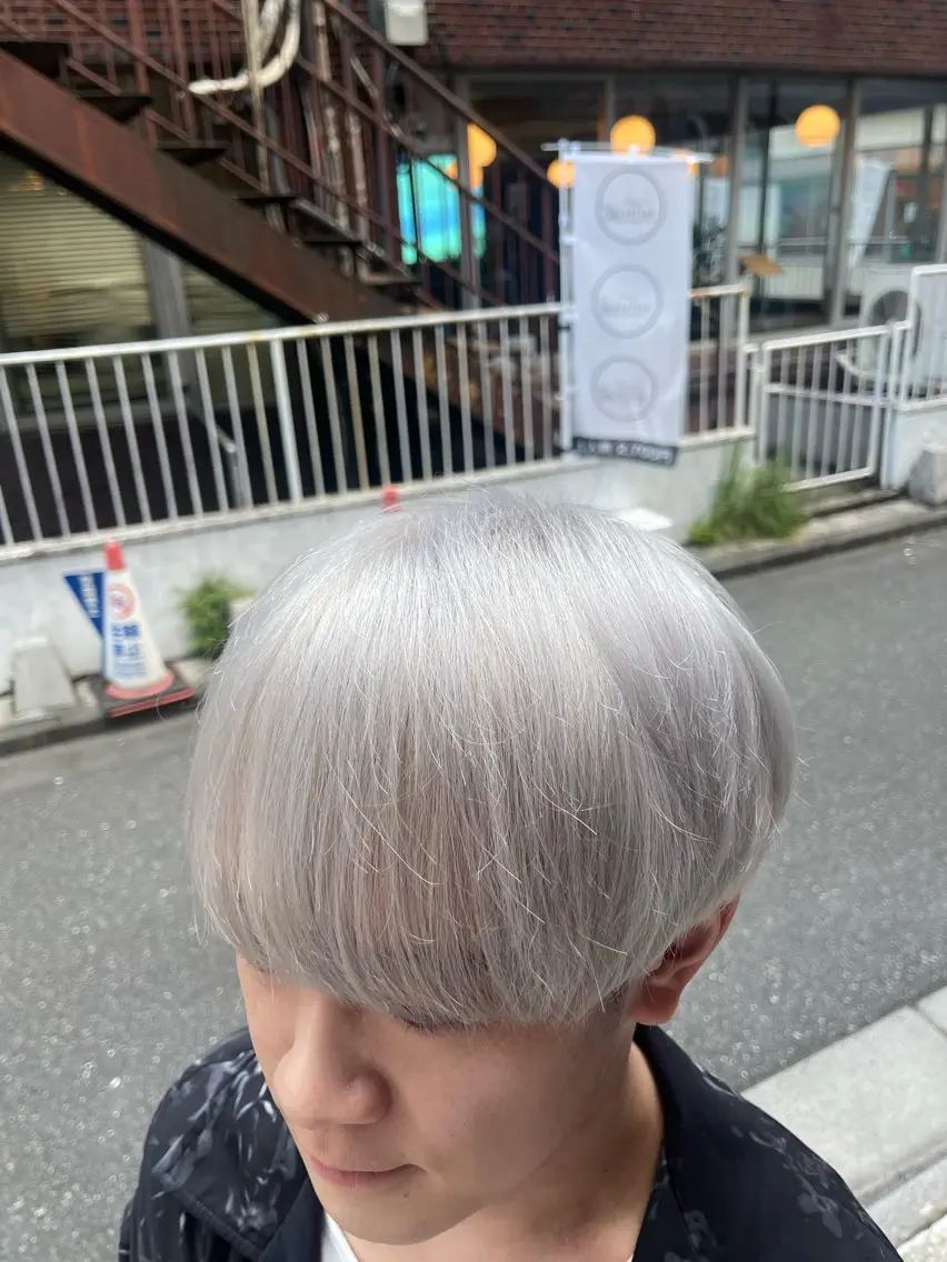 ショート カラー メンズ カット ヘアカラー トリートメント メンズ特化美容師 大貫友也のヘアスタイル