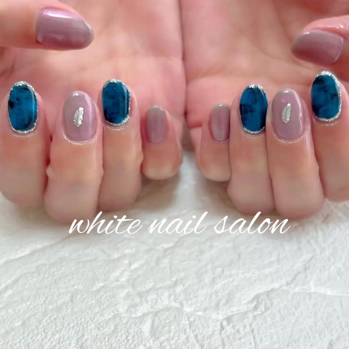 ネイル ラメ(グリッター) ハンドネイル white nail salonのネイルデザイン