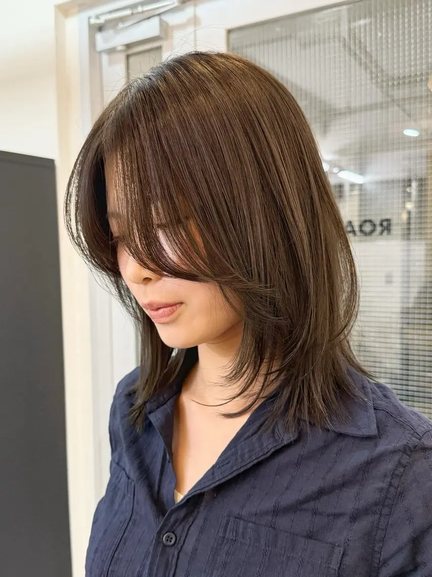 🤍 cut+straight perm🤍【艶のある柔らかい仕上がりに♡】の写真